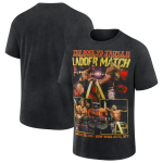 Men's The Rock vs. Triple H Black WWE SummerSlam 1998 T-Shirt