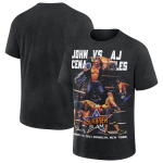 Men's John Cena vs. AJ Styles Black WWE SummerSlam 2016 T-Shirt