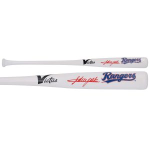Adrian Beltre Texas Rangers Autographed Victus Team ID Mini Bat