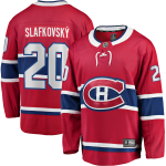 Montreal Canadiens Fanatics Home Breakaway Jersey - Red - Juraj Slafkovský  - Mens