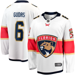 Florida Panthers Fanatics Away Breakaway Jersey - White - Radko Gudas - Mens