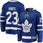 Toronto Maple Leafs Fanatics Home Breakaway Jersey - Blue - Matthew Knies - Mens