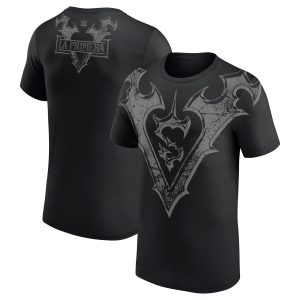 Men's Black Stephanie Vaquer Logo T-Shirt