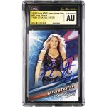 Trish Stratus WWE Autographed 2019 Topps Smackdown Live #89 CGC Fanatics Witnessed Authenticated Card