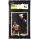 Kane WWE Autographed 2004 Fleer Chaos #40 CGC Fanatics Witnessed Authenticated AUTO 10 Card
