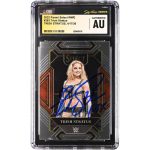 Trish Stratus WWE Autographed 2022 Panini Select WWE #363 CGC Fanatics Witnessed Authenticated Card
