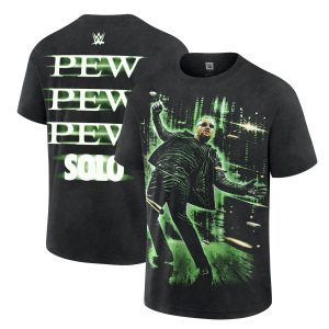 Men’s Black Solo Sikoa Dodging Warning Shots Boxy T-Shirt Men's Black Solo Sikoa Dodging Warning Shots Boxy T-Shirt