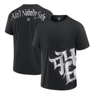 Men’s Black 946 WWE Ain’t Nobody Safe Oversized T-Shirt Men's Black 946 WWE Ain't Nobody Safe Oversized T-Shirt