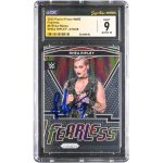 Rhea Ripley WWE Autographed 2022 Panini Prizm Fearless #6 CGC Fanatics Witnessed Authenticated 9/10 Card