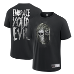 Men's Black Kane WWE Be Afraid Retro T-Shirt