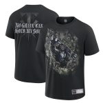 Men's Black The Undertaker No Grave Retro T-Shirt