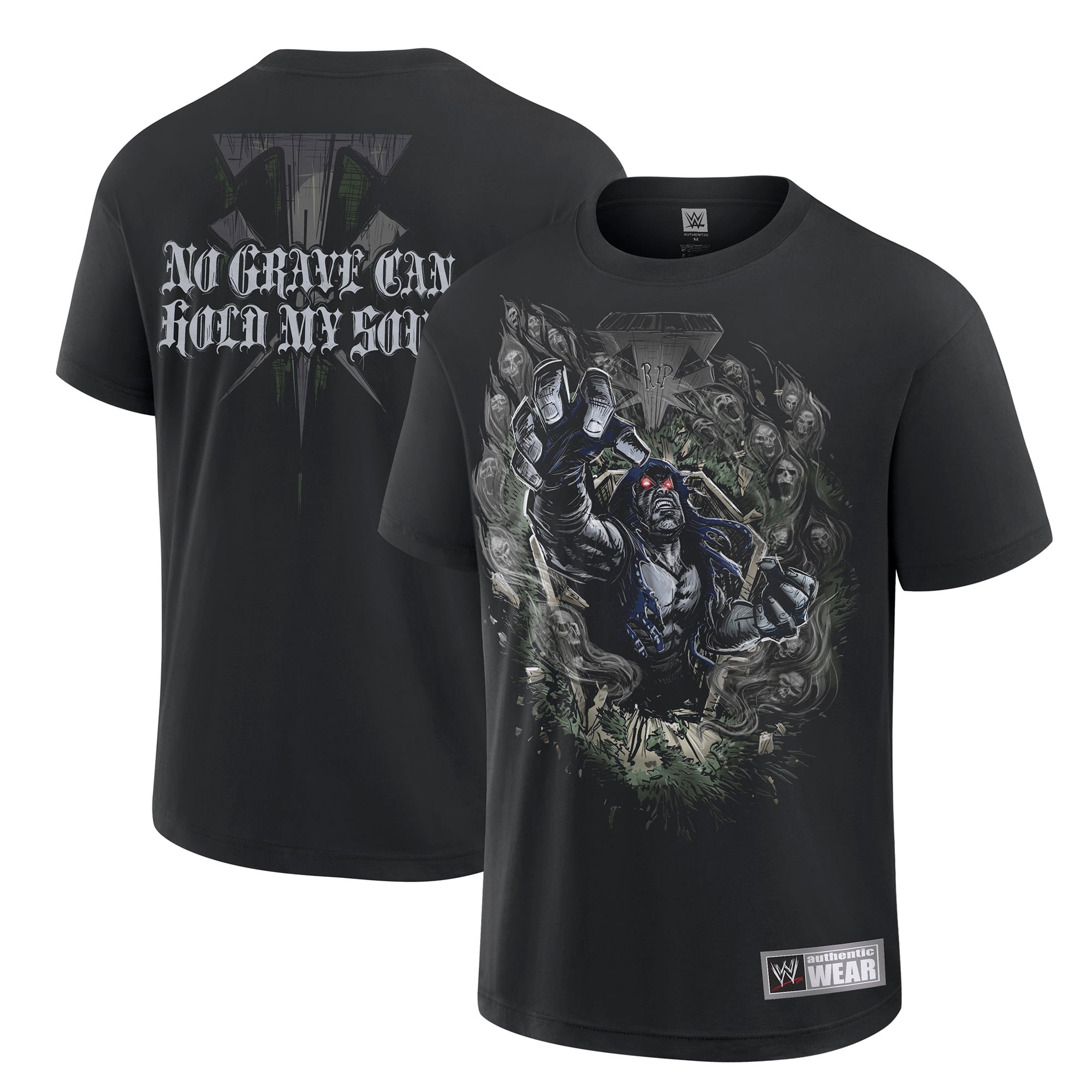 Men’s Black The Undertaker No Grave Retro T-Shirt Men's Black The Undertaker No Grave Retro T-Shirt