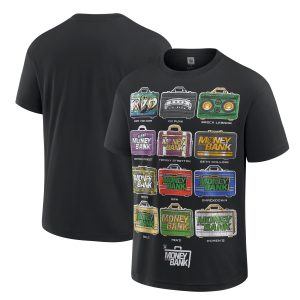 Men's Black Money In The Bank Nostalgia Briefcases Elevated Boxy T-Shirt