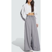Adidas genuine 2025 Three Stripes Women's Loose Wide Leg Pants Woven JD3389