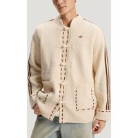 Adidas genuine clover men's and women's models are knitted classic jacket KR5065