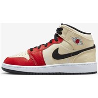 Nike Air Jordan 1 Mid DV7012-100 Men Women Casual Basketball Shoes Beige Red Black Retro AJ1 Sport Sneakers