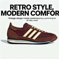 2026 Adidas Trefoil Men Classic Three Stripe Casual Sneakers Mix Suede Leather EVA Cushion Rubber Sole Daily Walking Trainers 2026 Adidas Trefoil Men Classic Three Stripe Casual Sneakers Mix Suede Leather EVA Cushion Rubber Sole Daily Walking Trainers