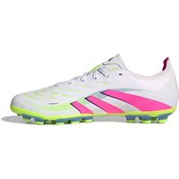 adidas PREDATOR LEAGUE Fashionable Comfort Synthetic Turf Slip-Resistant Durable Soccer Shoes Unisex White Pink ID3836