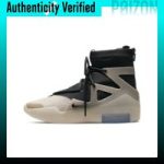 Nike x Fear Of God Air Fear Of God 1 High top Basketball Shoes Men's Black White Gray AR4237-902