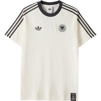 Adidas T-Shirt Men's German Team Football-Themed Embroidered Three-Stripe Short-Sleeve Kg5098