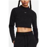 Nike Authentic Phoenix Plush Women's Short Sleeve Longline Fashion Sweatshirt FN3620-010