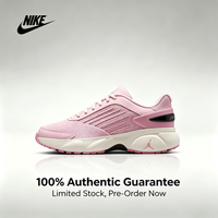 Nike Authentic Jordan TRUNNER FLOW Low-Top Sneakers Women's Basketball Shoes Pink and White IQ0701-600