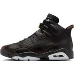 POIZON Jordan Air Jordan 6 Xuan Wu Xuanwu Rebound Vintage Basketball Shoes Men's Black IR7572-220