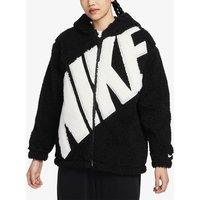 Nike Official Genuine Winter New Arrival Women’s Faux Shearling Warm Hooded Casual Jacket FB8696 UKEvents.net Football Forum