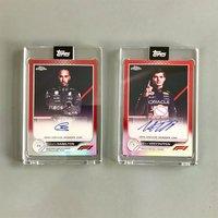 2022 Topps F1 Racing Car Hamilton Verstappen 5-edition Red Fold Replica Homemade Card Stamp Collection Card 2022 Topps F1 Racing Car Hamilton Verstappen 5-edition Red Fold Replica Homemade Card Stamp Collection Card