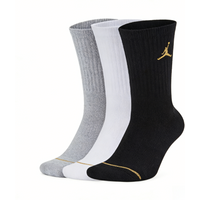 Nike Basketball Socks: AJ Jordan Triple Pack Mid-Calf Socks for Men and Women—Breathable and Moisture-Wicking SX5545-915
