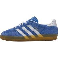 adidas Originals GAZELLE INDOOR Suede Fashion Casual Low-Top Sneakers Unisex Blue White Brown HQ8717