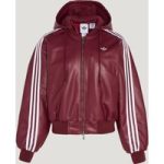 Adidas genuine clover women's hooded warm sports casual cotton jacket KU6858